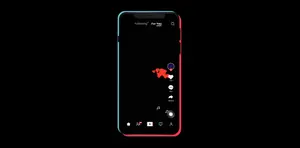 TikTok video player interface on a phone with For You tab selected